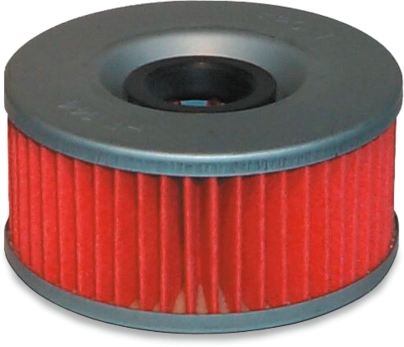 Hiflofiltro Oil Filter - Red, Silver, Cartridge - HF144