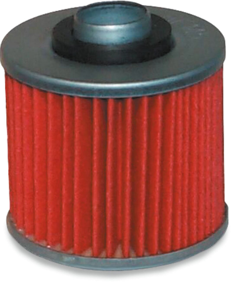Hiflofiltro Oil Filter - Red, Silver, Cartridge - HF145