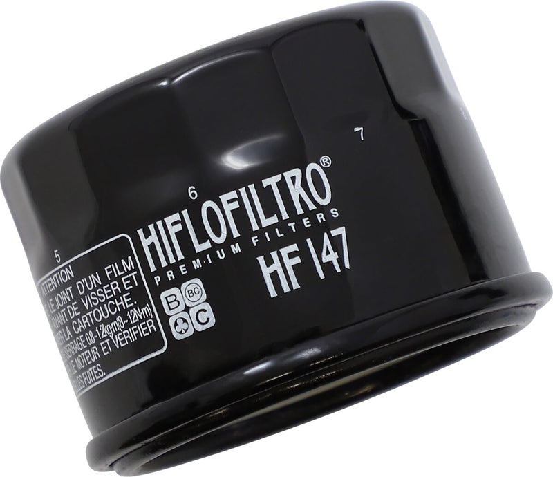 Hiflofiltro Oil Filter - Black, Spin-On - HF147