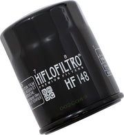 Hiflofiltro Oil Filter - Black, Spin-On - HF148
