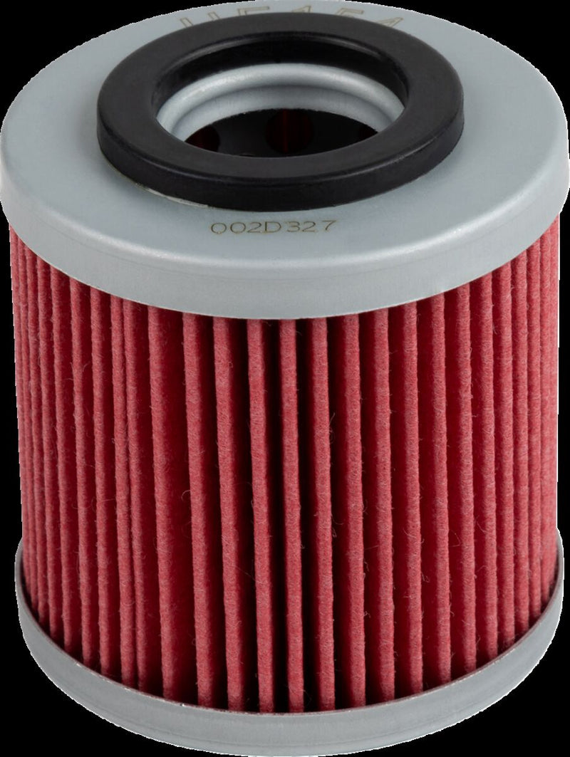 Hiflofiltro Oil Filter - Red, Silver, Cartridge - HF154