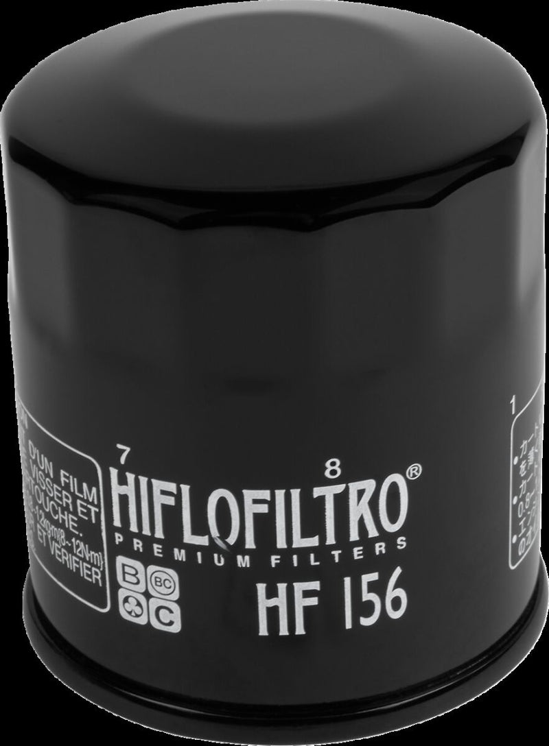 Hiflofiltro Oil Filter - Black, Spin-On - HF156