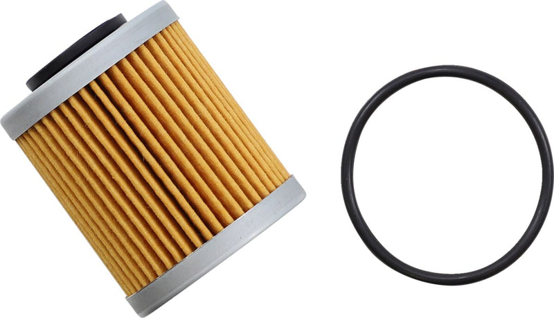 Hiflofiltro Oil Filter - Orange, Silver, Cartridge - HF157