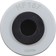 Hiflofiltro Oil Filter - Orange, Silver, Cartridge - HF157