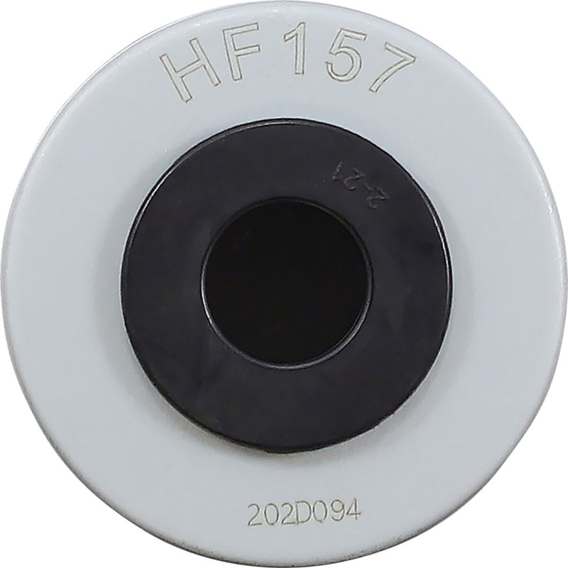 Hiflofiltro Oil Filter - Orange, Silver, Cartridge - HF157