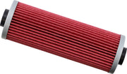 Hiflofiltro Oil Filter - Red, Silver, Cartridge - HF161