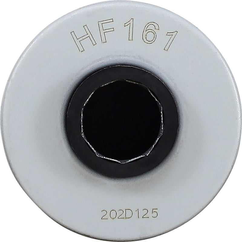 Hiflofiltro Oil Filter - Red, Silver, Cartridge - HF161