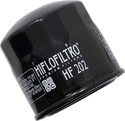 Hiflofiltro Oil Filter - Black, Spin-On - HF202