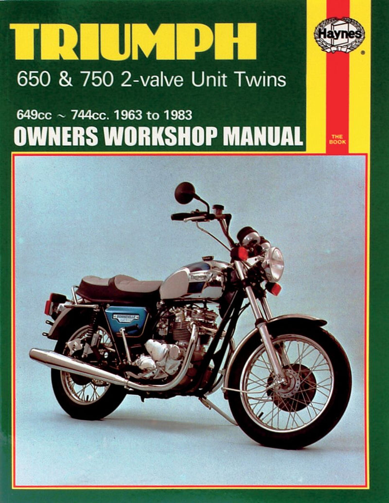 HAYNES Motorcycle Repair Manual - 9780856968907