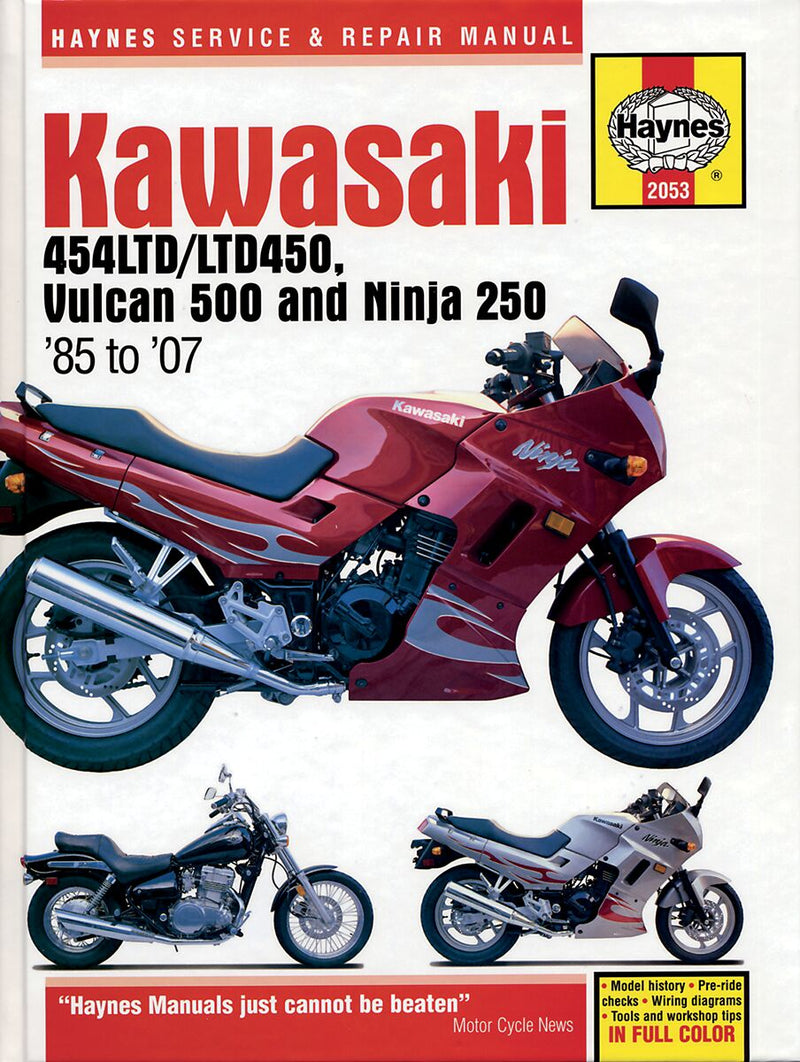 HAYNES Motorcycle Repair Manual - 9781620922347
