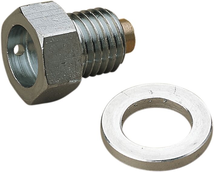 Moose Offroad Hard-parts Magnetic Drain Plug - Silver - 33-DP103