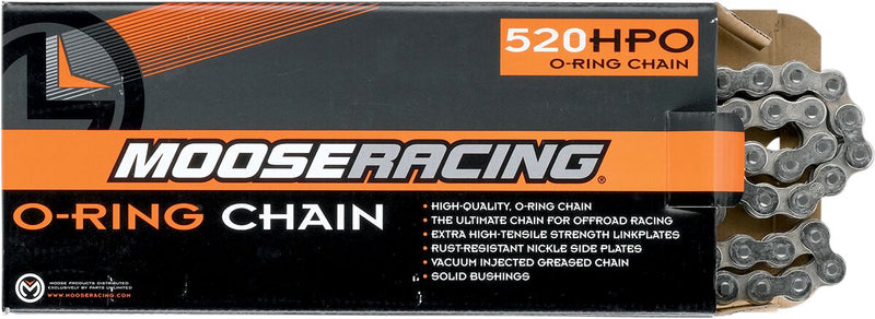 Moose Offroad Hard-parts 520 HPO O-Ring Chain - HPO Series, Natural - 90 Links