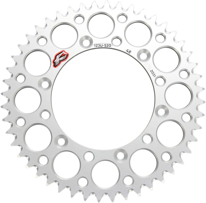 RENTHAL Rear Sprocket - Silver - 123U-520-48GYSI