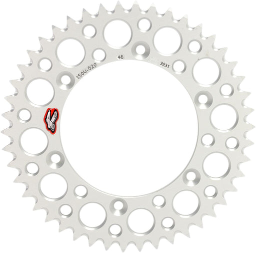 RENTHAL Ultralight Rear Sprocket - Silver - 150U-520-46GBSI