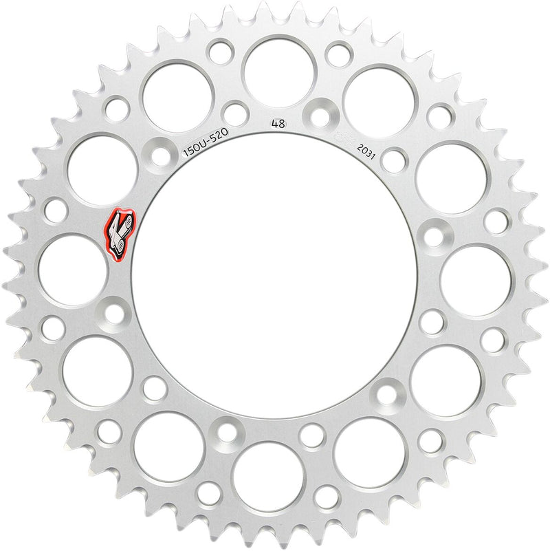 RENTHAL Ultralight Rear Sprocket - Silver - 150U-520-48GBSI