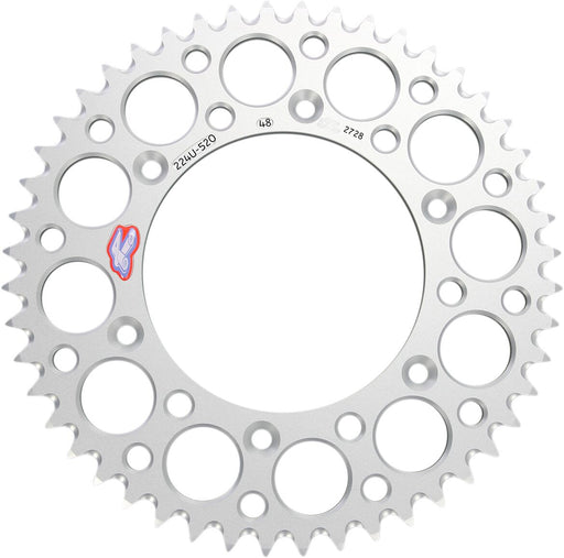 RENTHAL Ultralight Rear Sprocket - Silver - 224U-520-48GPSI