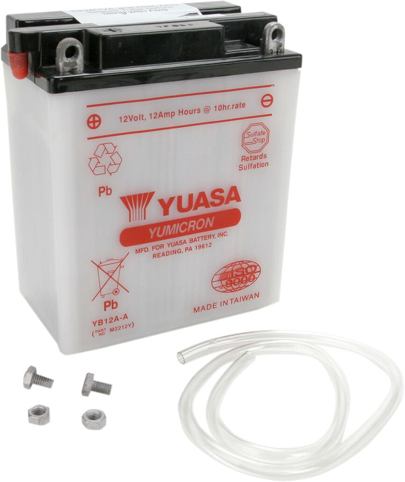 Yuasa Yumicron Battery - Conventional - YB12A-A(DC)