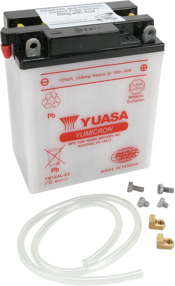 Yuasa Yumicron Battery - Conventional, Terminal Adapter