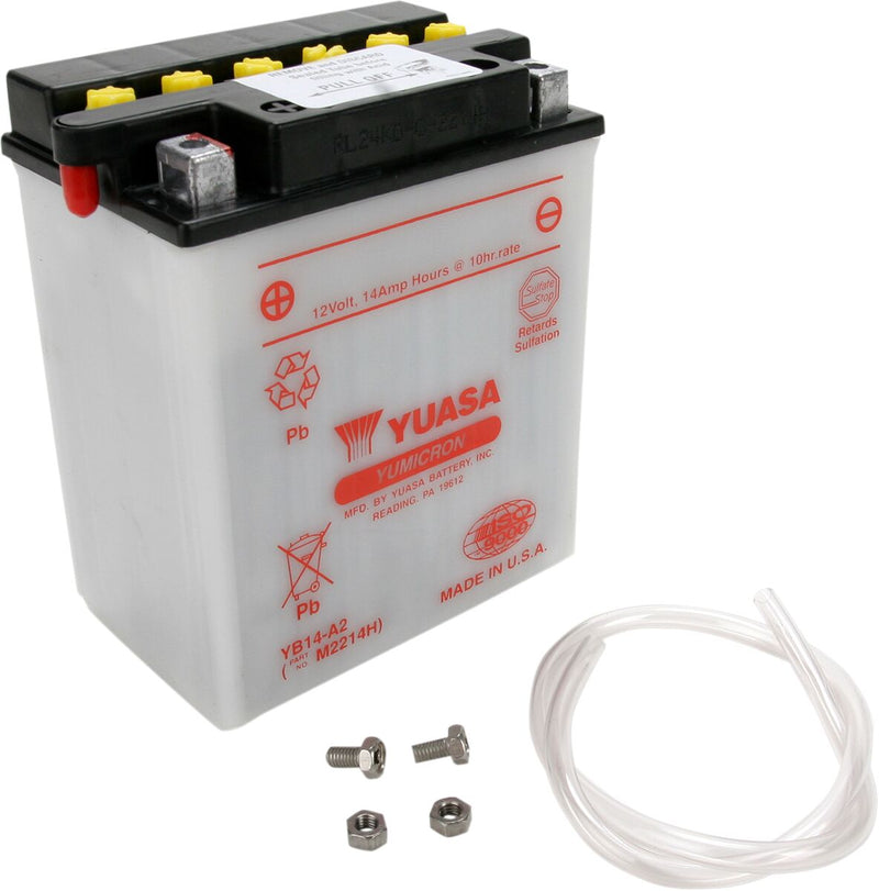 Yuasa Yumicron Battery - Conventional - YB14-A2(DC)