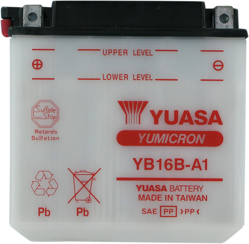 Yuasa Yumicron Battery - Conventional - YB16B-A1(DC)
