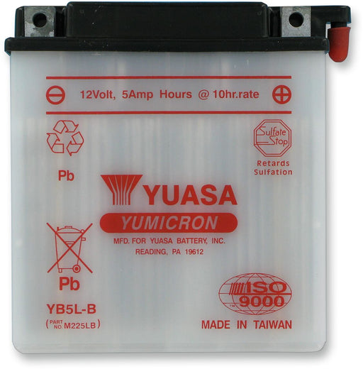 Yuasa Yumicron Battery - Conventional - YB5L-B(DC)