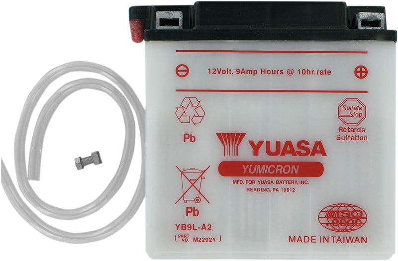 Yuasa Yumicron Battery - Conventional - YB9L-A2(DC)