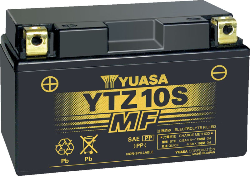 Yuasa High Performance AGM Maintenance-Free Battery - YTZ, AGM Maintenance Free - YTZ10S(WC)