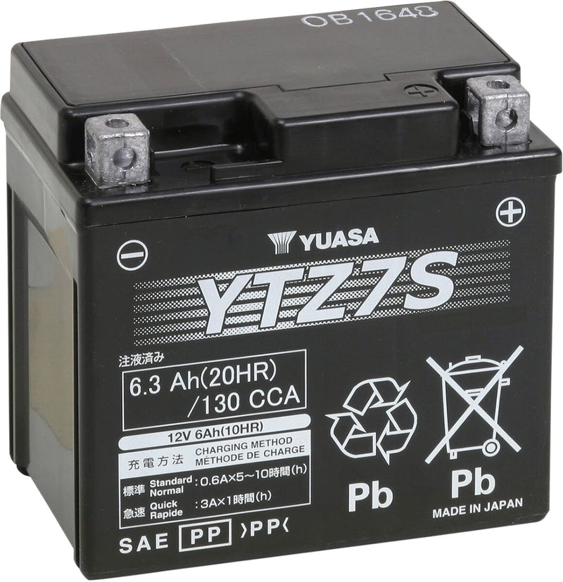 Yuasa High Performance AGM Maintenance-Free Battery - YTZ, AGM Maintenance Free - YTZ7S(WC)