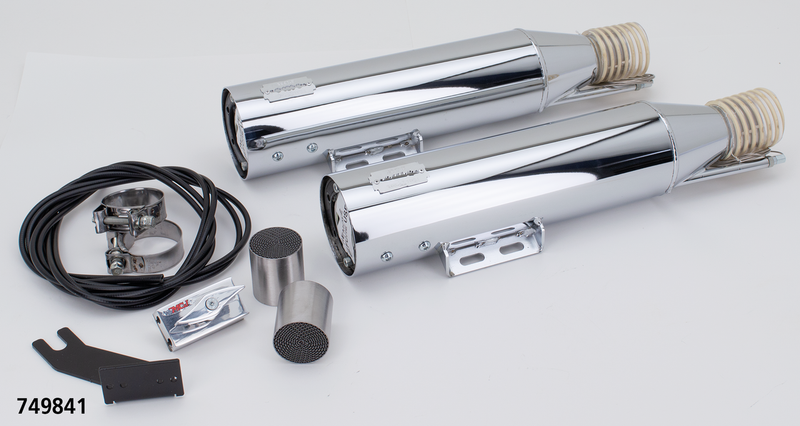 MCJ Royal Slip-Ons FLHC/FLDE18-20 Chrome