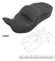 2-Up Diamond 2 Seat Black FLH/T09-20