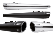 4.5" Combat Slip-Ons chrome FLH/T95-16