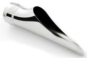2.5" CREEPER END CAP CHROME