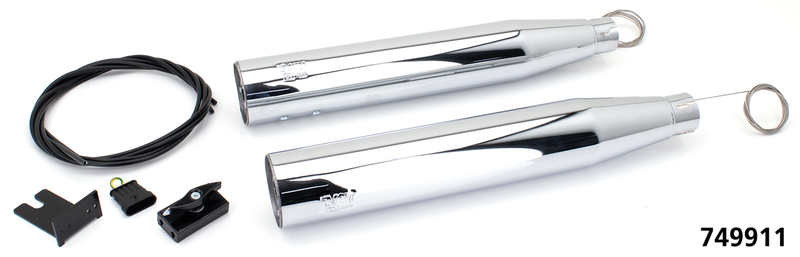 MCJ Royal Slip-Ons FLSTF07-16 Chrome
