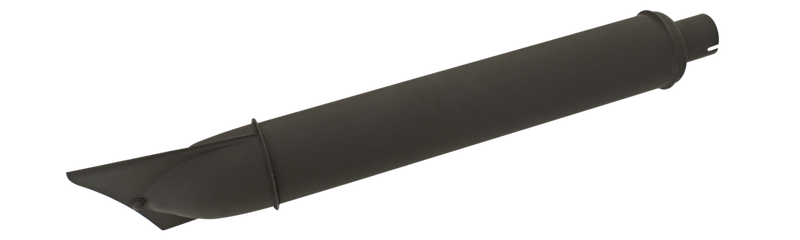 Muffler replica 1941-48 U/UL/EL/FL black