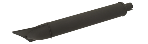 Muffler replica 1941-48 U/UL/EL/FL black
