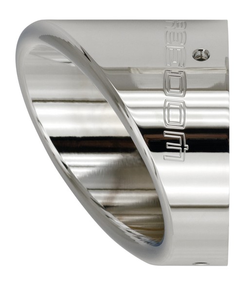 TURNOUT END CAP 4.5" CHROME