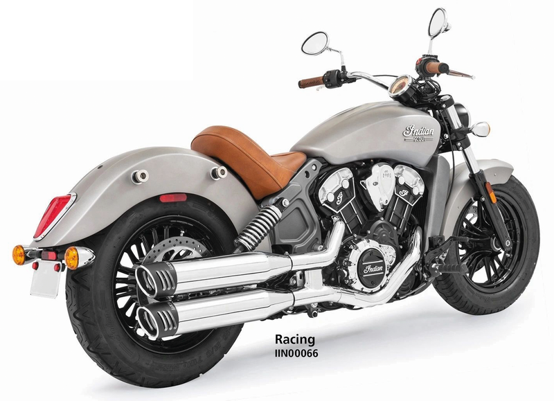 Freedom racing mufflers chr/blk ISC15-24
