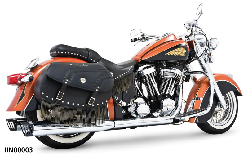 RACING 4" TRUE-DUALS INDIAN09-13 CH/BK
