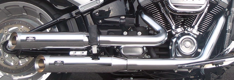 MCJ Race Slip-Ons ST18-20 Chrome