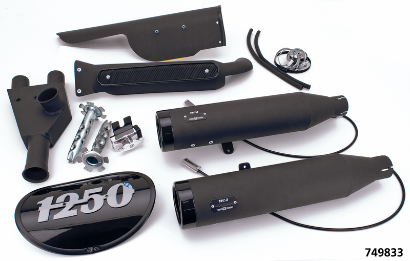 MCJ Adj. Exhaust Black RH1250S21-Up