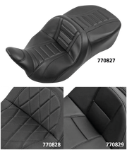 2-Up Pleated 2 Seat Black FLH/T09-20