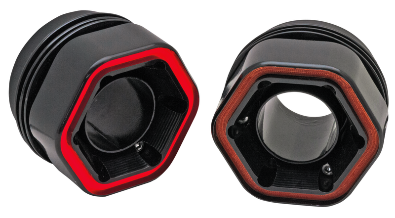 MCJ End Caps Lighted 90mm