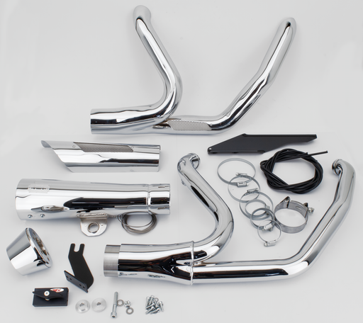 MCJ 2-1 Shorty FLH/T21-Up Chrome