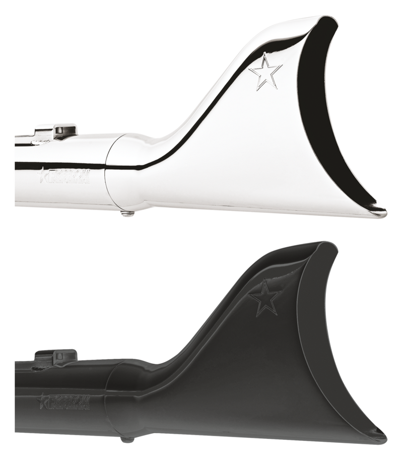 SHARKTAIL TIP CHROME 2.5" EA