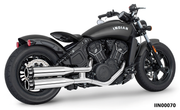 Freedom Eagle mufflers chr/blk ISC15-24