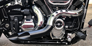 Blow blk pipes chr shields ME17-Up