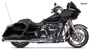 2Bros FLH/T17-up Dual Slip Ons Alu Chrom