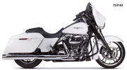 2Bros FLH/T17-up Dual Slip Ons Alu Polis
