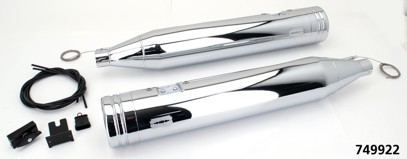 MCJ 120 Slip-Ons FLH/T95-16 Chrome