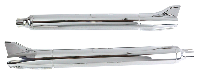 1961 Style Fishtails Chrome FLT95-17